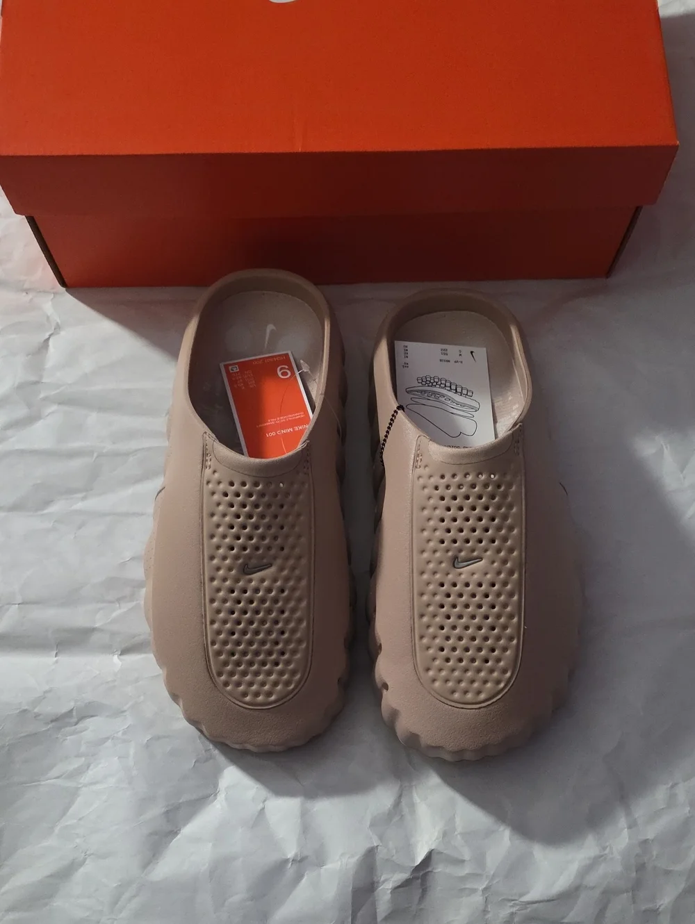 Brand New With Tags Nike Mind Slide Men’s Slip-On Size 9 And Size 12.